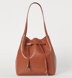 H&M- Light Brown Bucket Bag