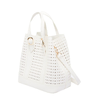 Max fashion- Laser Cut Detail Handbag with Pouch