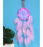 Shein- Feather Pendant Dreamcatcher Wall Lamp by Bagallery Deals priced at #price# | Bagallery Deals