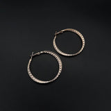 Endless Fashion- Large Golden Circle Hoop Earrings
