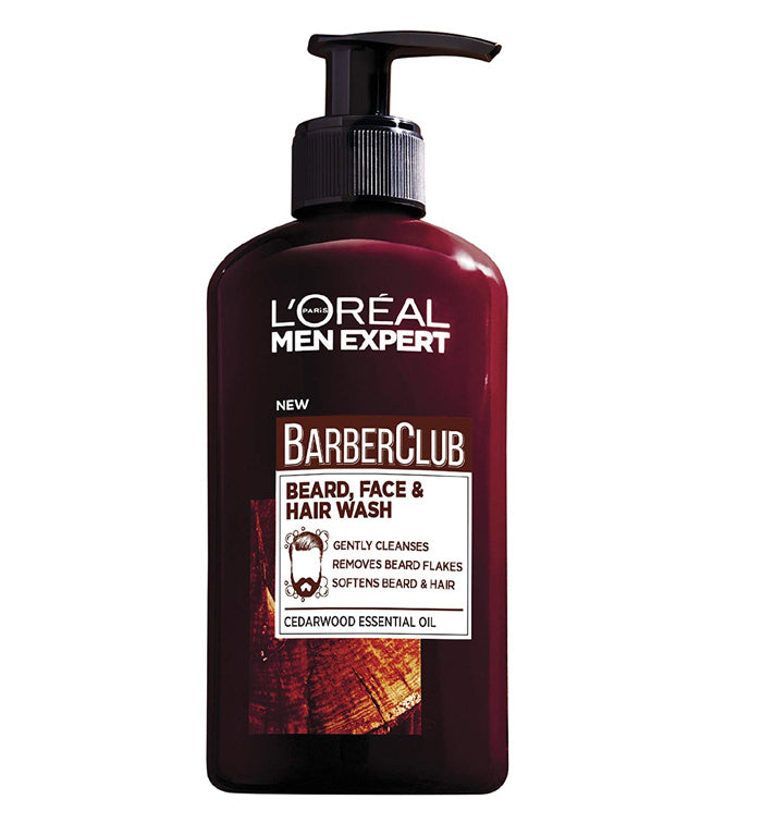L'Oreal Paris Men Expert Barber Club Beard, Face and Hair Wash 200 ml by L'Oreal CPD priced at #price# | Bagallery Deals