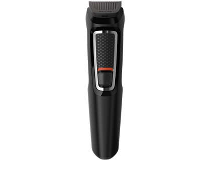 Philips 8 tools, (Face+Head), Rinseable attachments, 60 minute runtime, 3 year warranty, (trimmer, nose & ear trimmer, adjustable beard comb, 2 stubble combs, 3 hair combs, storage pouch)