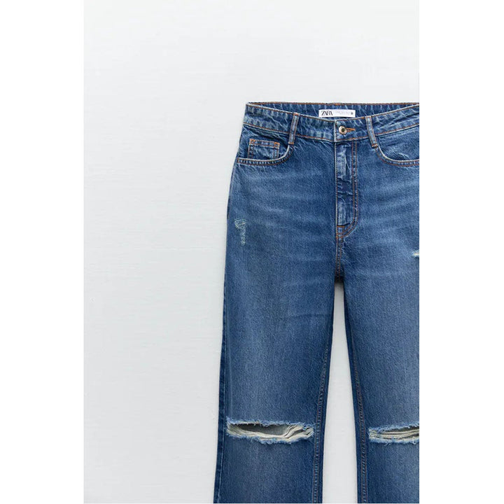 Zara- Z1975 Full Length Ripped Jeans