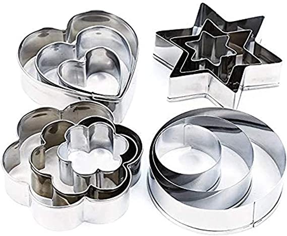 Home.Co- 12Pcs Cookie Cutter