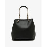 Koton- Leather Look Shoulder Bag - Black
