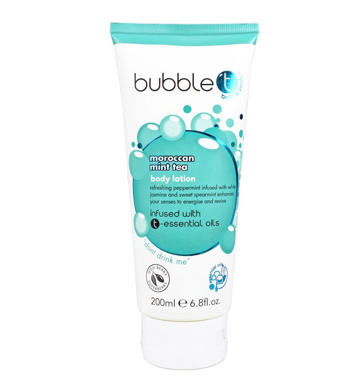Bubble T Cosmetics- Body Lotion In Moroccan Mint Tea (200ml)