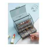 Shein- 1pc Embossed Clear Jewelry Box