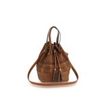 Silk Avenue - AG00622 - Coffee Women's Drawstring Bucket Bag