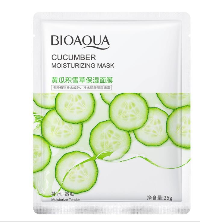 BIOAQUA - Cucumber Moisturizing Skin Care Oil Control Mask-25g