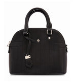 Call It Spring- Black Larati Double Grab Handles Satchel Bag by Bagallery Deals priced at #price# | Bagallery Deals
