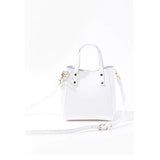 Forever 21- White Faux Leather Satchel by Bagallery Deals priced at #price# | Bagallery Deals