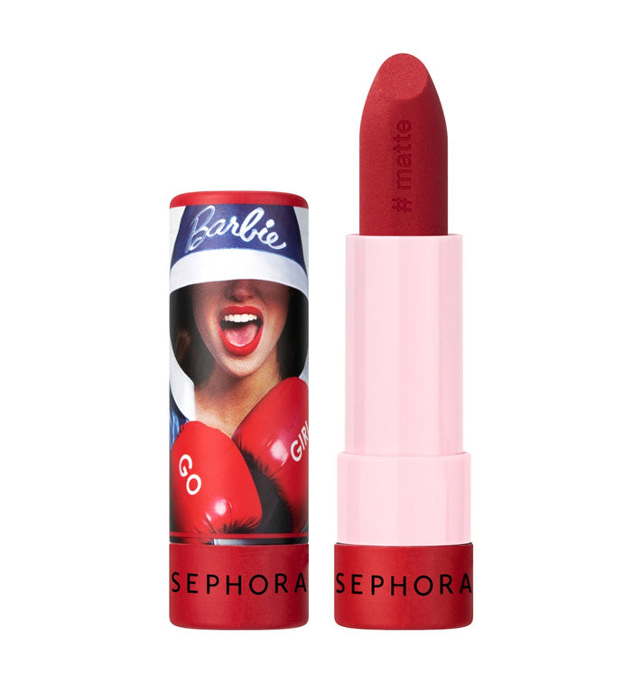Sephora- #LIPSTORIES X Barbie Lipstick- 26. Kick It! (Matte), 4g