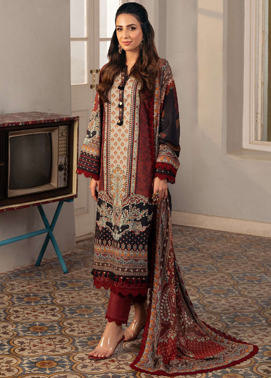 Aira By Asim Jofa Embroidered Lawn Unstitched 3 Piece Suit - AJ24AP AJAR-26