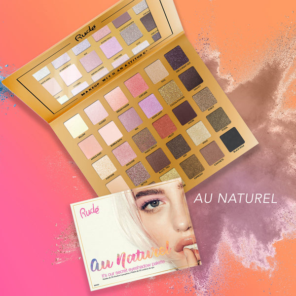 Rude Cosmetics - Au Naturel 30 Eyeshadow Palette