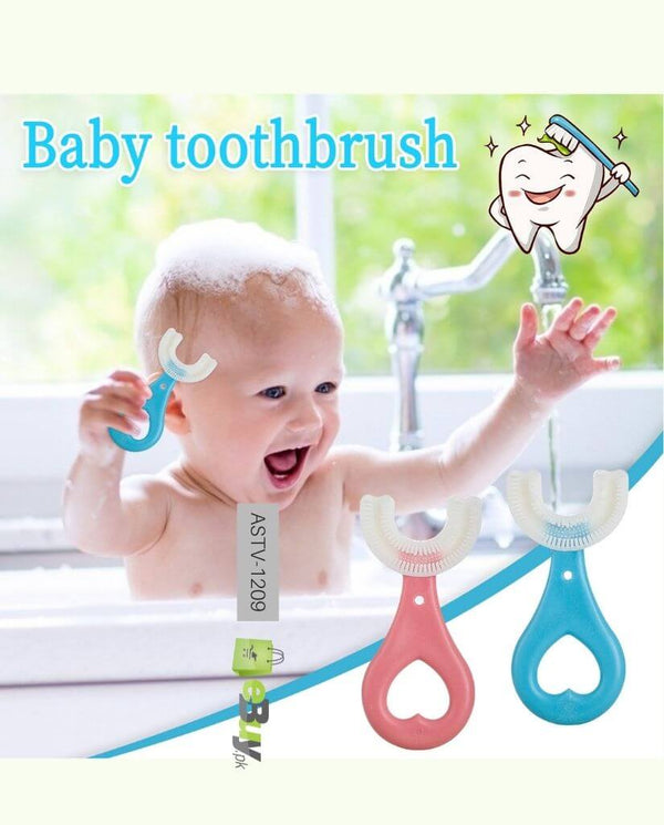 Home.Co -  Kids U - Shaped Soft Silicone Toothbrush