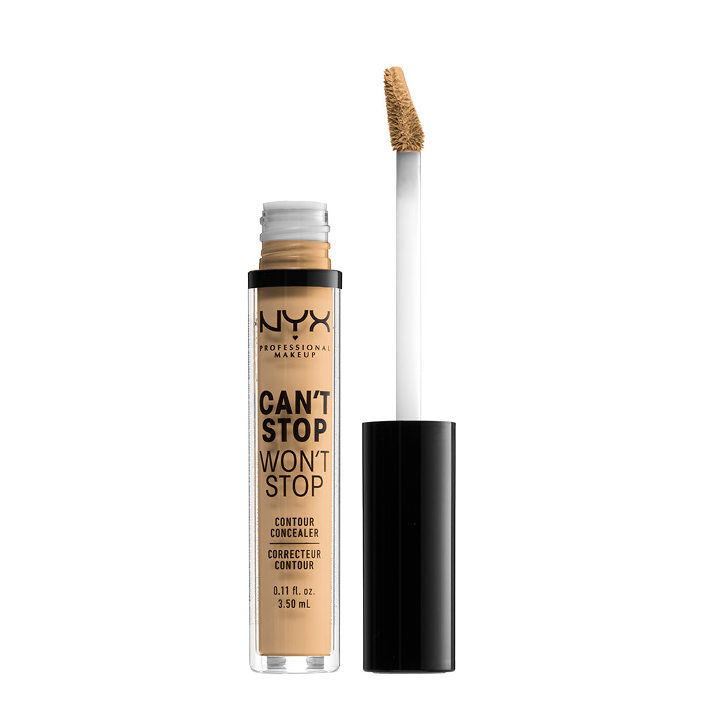 NYX Professional Makeup- Cant Stop Wont Stop Contour Concealer- True Beige, 3.50 Ml