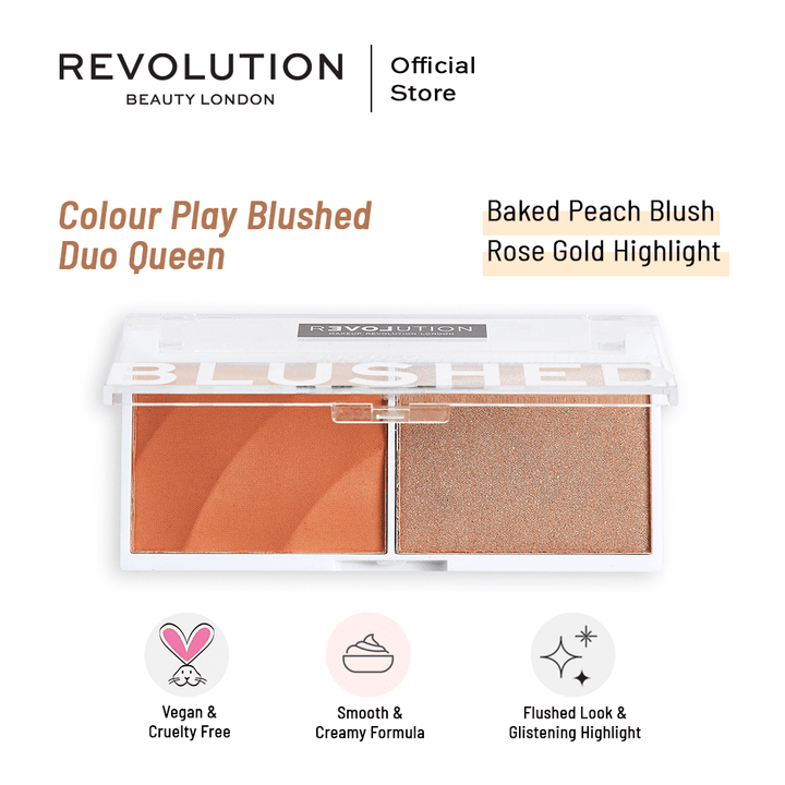 Revolution- Relove Colour Play Blushed Duo Queen