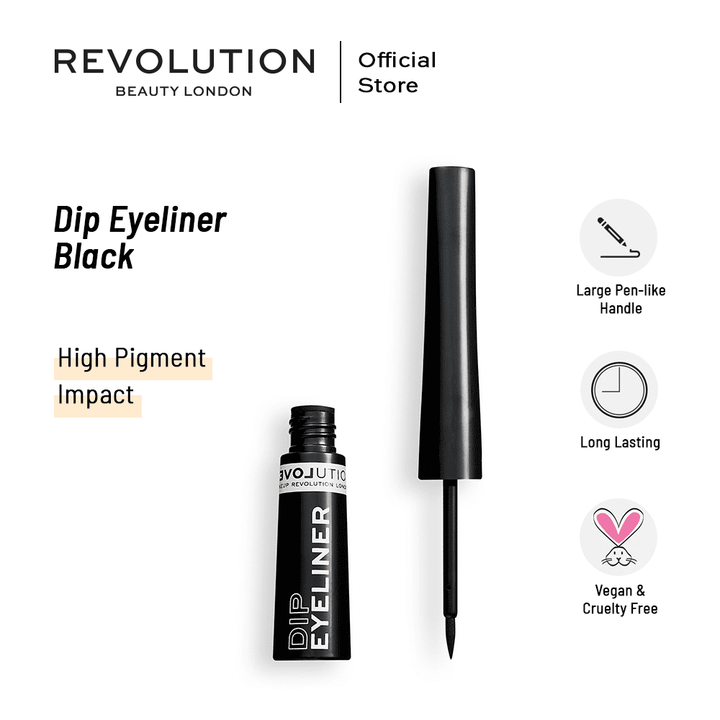 Revolution- Relove Dip Eyeliner Black