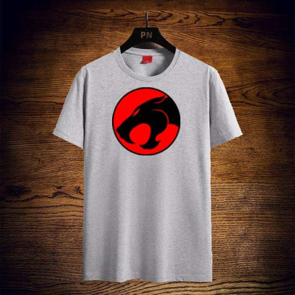 Emerce- Thunder Cats Heather Grey Printed T-Shirt