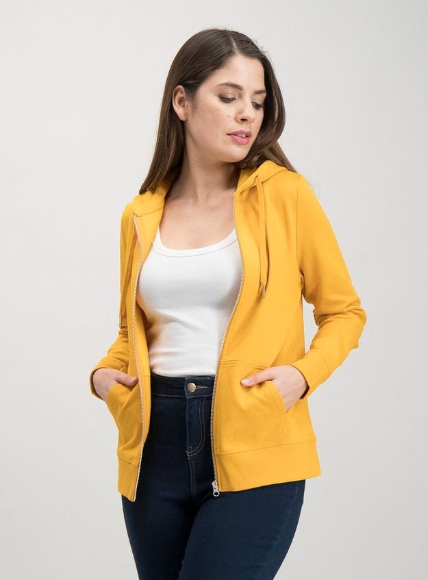 Emerce ZIPPER HOODIE - MUSTARD
