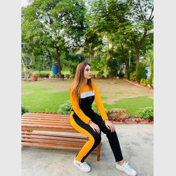 Emerce Yellow Panel Track Suit