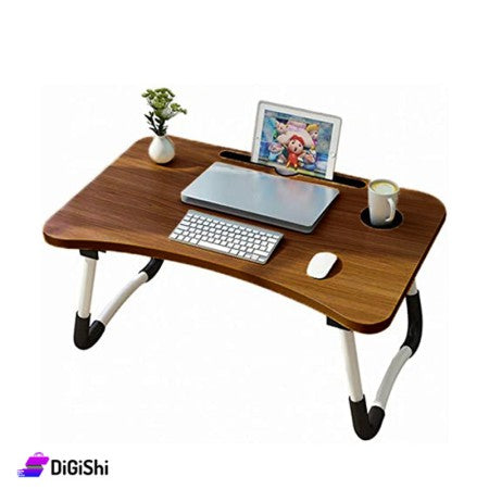 Home.co- Folding Laptop Table Brown