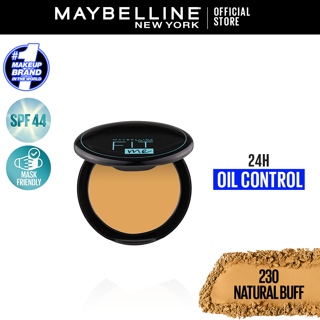 Maybelline New York- Fit Me Compact Powder 230 Natural Buff, 6gm