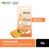 Garnier Hydra Bomb Eye Tissue Mask, Orange Juice &amp; Hyaluronic Acid