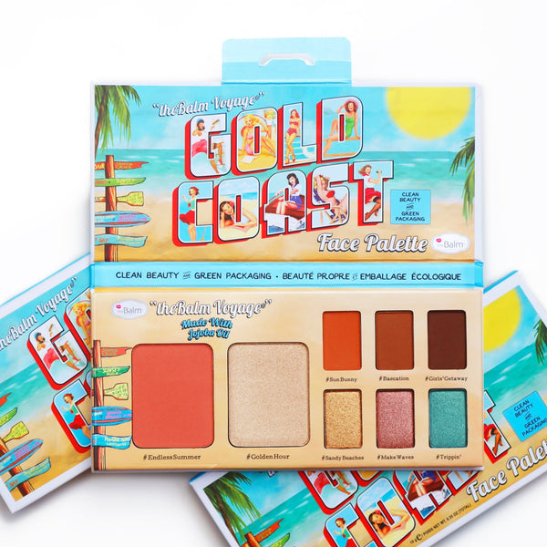 The Balm - Gold Coast Face Palette - Model Roz x theBalm