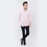 VYBE - Casual Solid Shirts- Pink