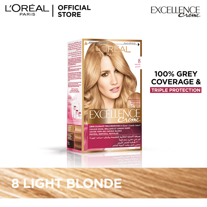 L'Oreal Paris Excellence Creme 8 Natural Blonde
