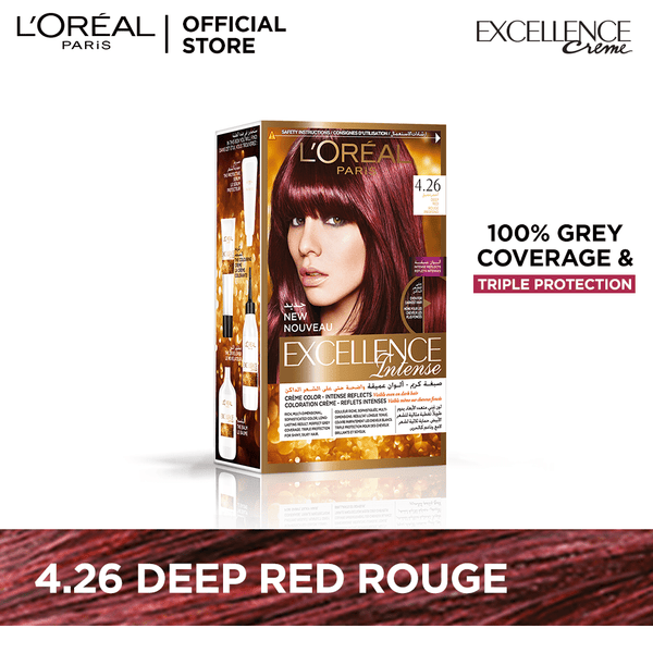 L'Oreal Paris Excellence Intense 4.26 Deep Purple Red