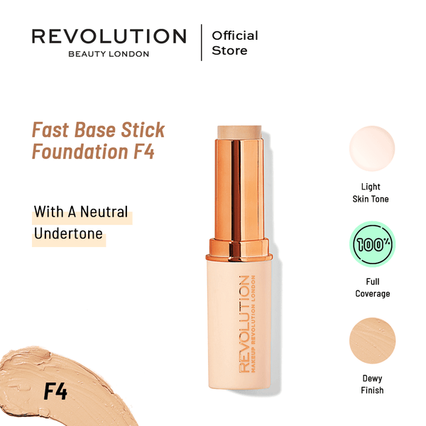 Makeup Revolution Fast Base Stick Foundation F4