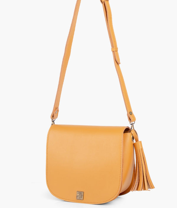 RTW - Mustard foldover saddle bag