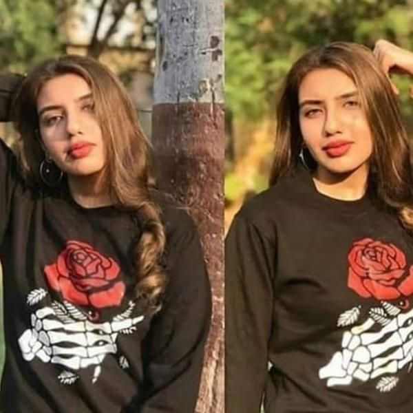 Emerce- Skeleton Hand Printed Full Sleeves T Shirt Black