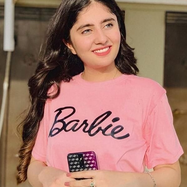 Emerce- Barbie Printed Half Sleeves T Shirt Pink