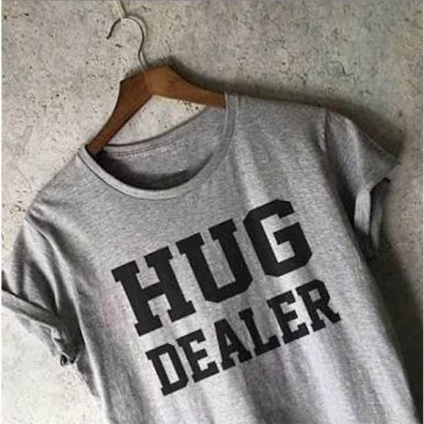 Emerce- HUG DEALER Printed Half Sleeves T Shirt