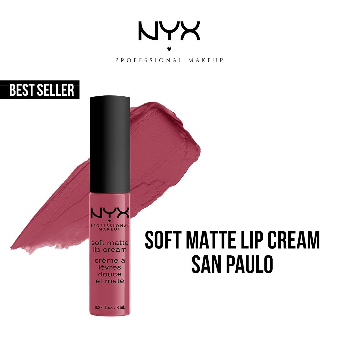 NYX Professional Makeup- Soft Matte Lip Cream Liquid Lipstick - 08 San Paulo
