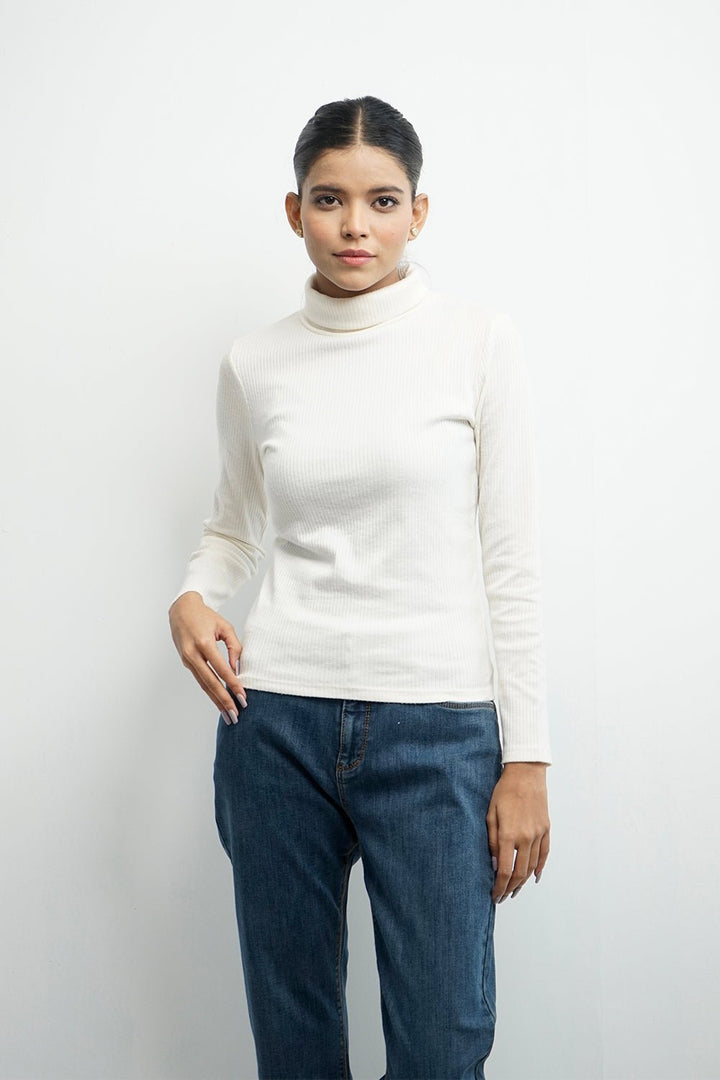 VYBE- Ladies Pants- Mid Blue Denim Jeans