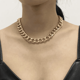 The Marshall- Punk Cuban Thick Choker Necklace for Women - TM-CN-21