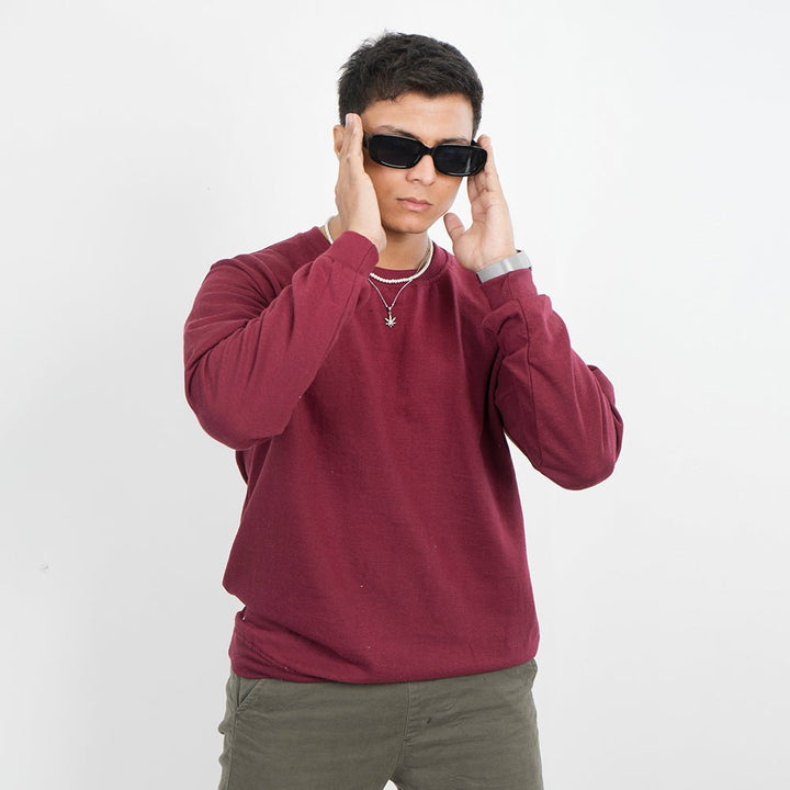 Vybe Basics - Sweatshirt - Maroon