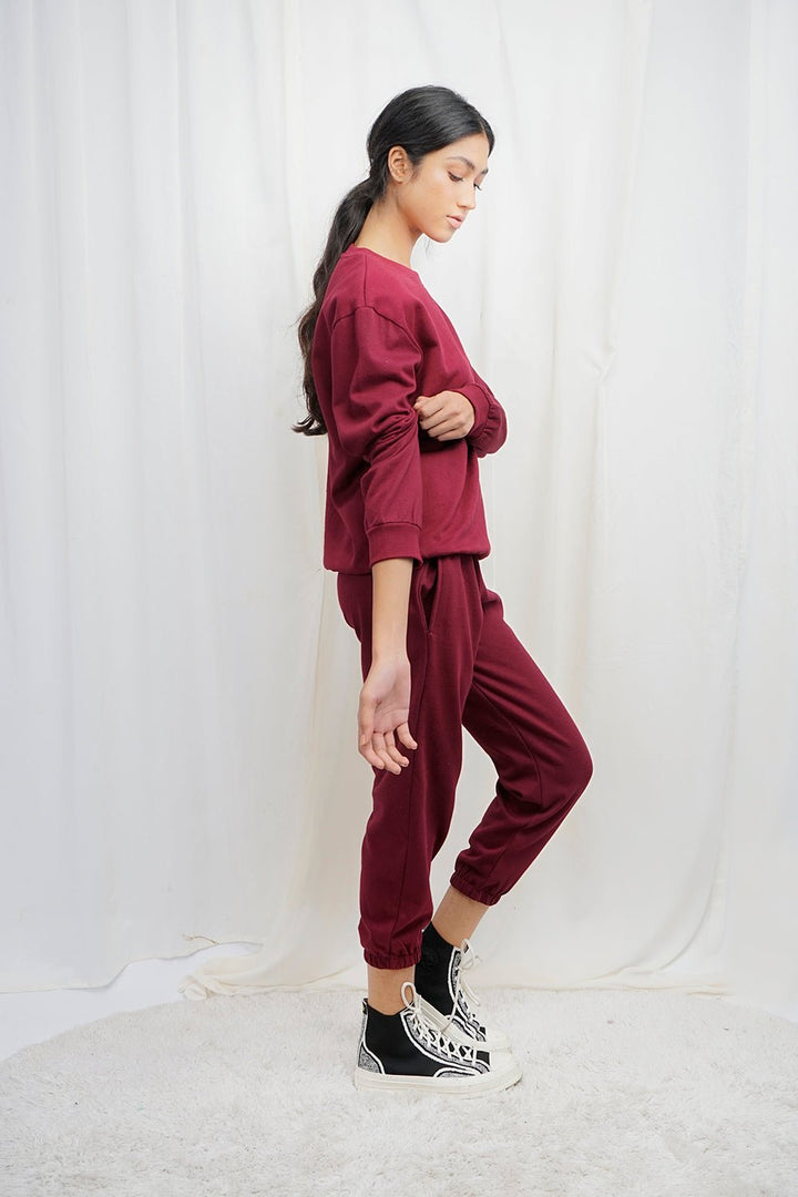 VYBE Tracksuit- Maroon