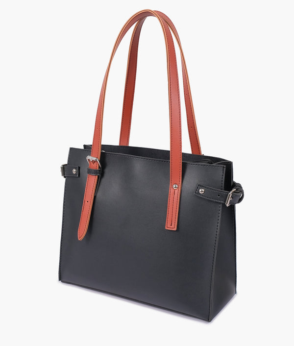 RTW - Black satchel tote bag