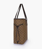 RTW - Brown checkered neverfull tote bag