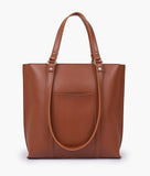 RTW - Brown double-handle tote bag