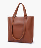 RTW - Brown double-handle tote bag