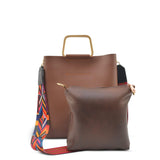 Astore-Aztec Handbag Set of 2 Brown