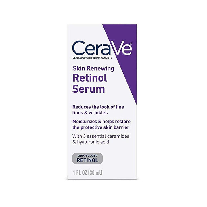 CeraVe- Skin Renewing Retinol Face Cream Serum for Fine Lines and Wrinkles- 30ml