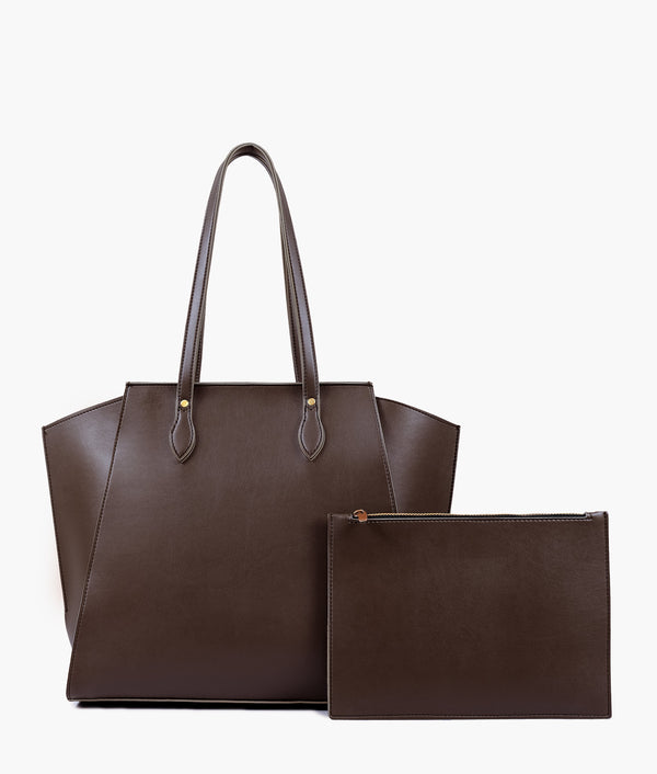 RTW - Dark brown classic tote bag