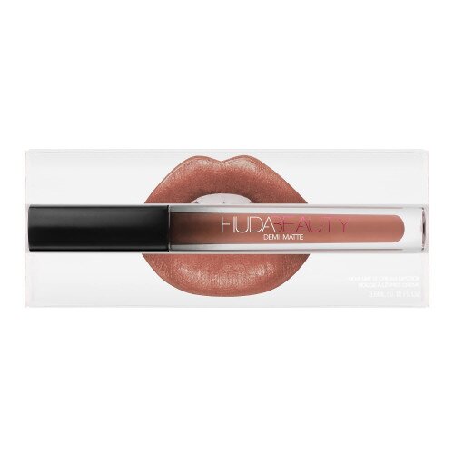 Huda Beauty Demi matte cream lipstick in day slayer